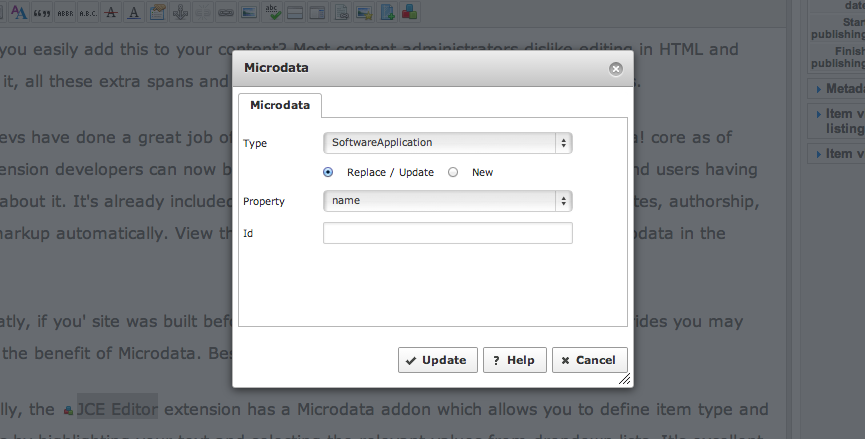 JCE microdata